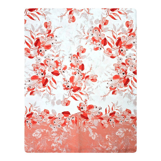 Tovaglia Antimacchia Idrorepellente, No Stiro - Foglia (Corallo)