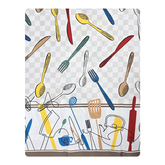 Tovaglia Antimacchia Idrorepellente, No Stiro - Aroma (Verde)