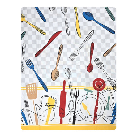 Tovaglia Antimacchia Idrorepellente, No Stiro - Aroma (Giallo)