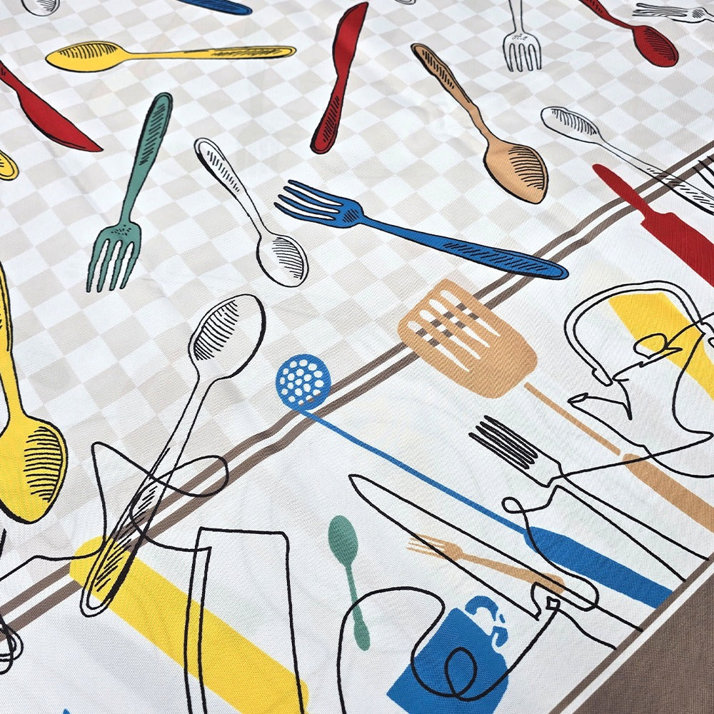 Tovaglia Antimacchia Idrorepellente, No Stiro - Aroma (Verde)