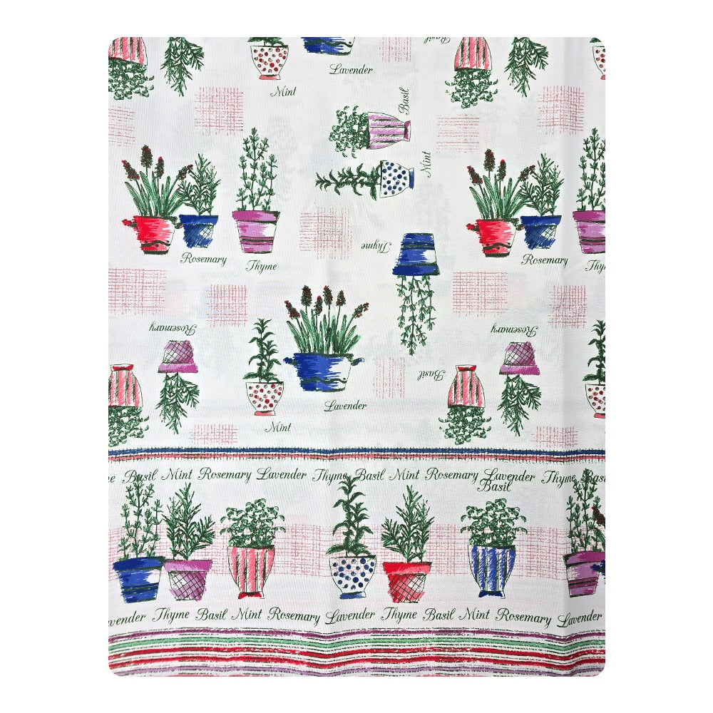 Tovaglia Antimacchia Idrorepellente, No Stiro - Alba (Blu)