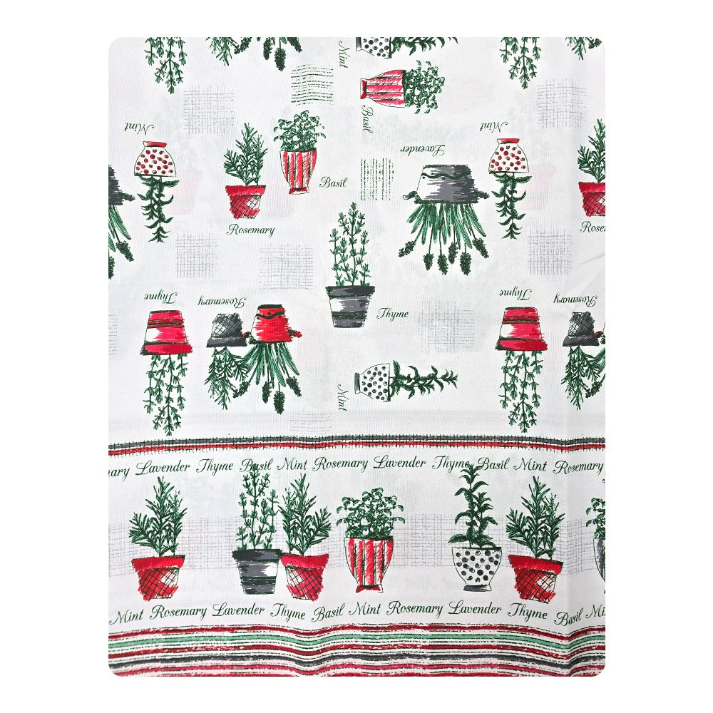 Tovaglia Antimacchia Idrorepellente, No Stiro - Alba (Rosso)