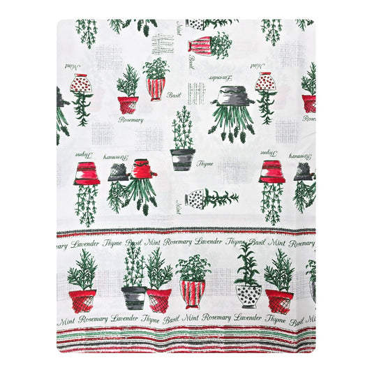 Tovaglia Antimacchia Idrorepellente, No Stiro - Alba (Rosso)