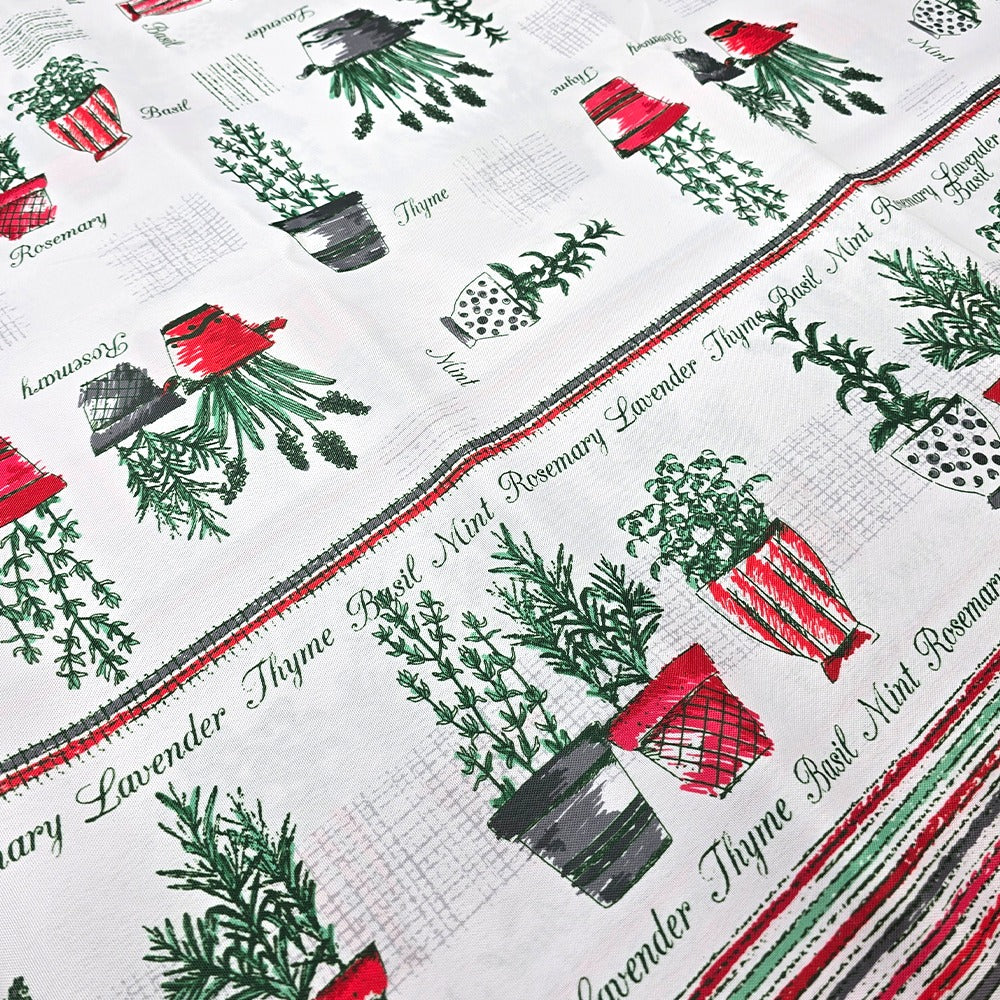 Tovaglia Antimacchia Idrorepellente, No Stiro - Alba (Rosso)