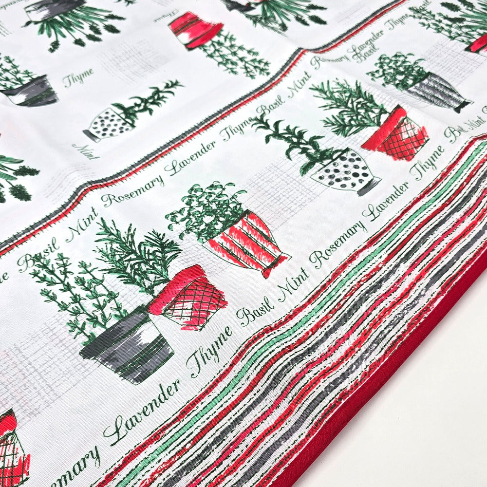 Tovaglia Antimacchia Idrorepellente, No Stiro - Alba (Rosso)