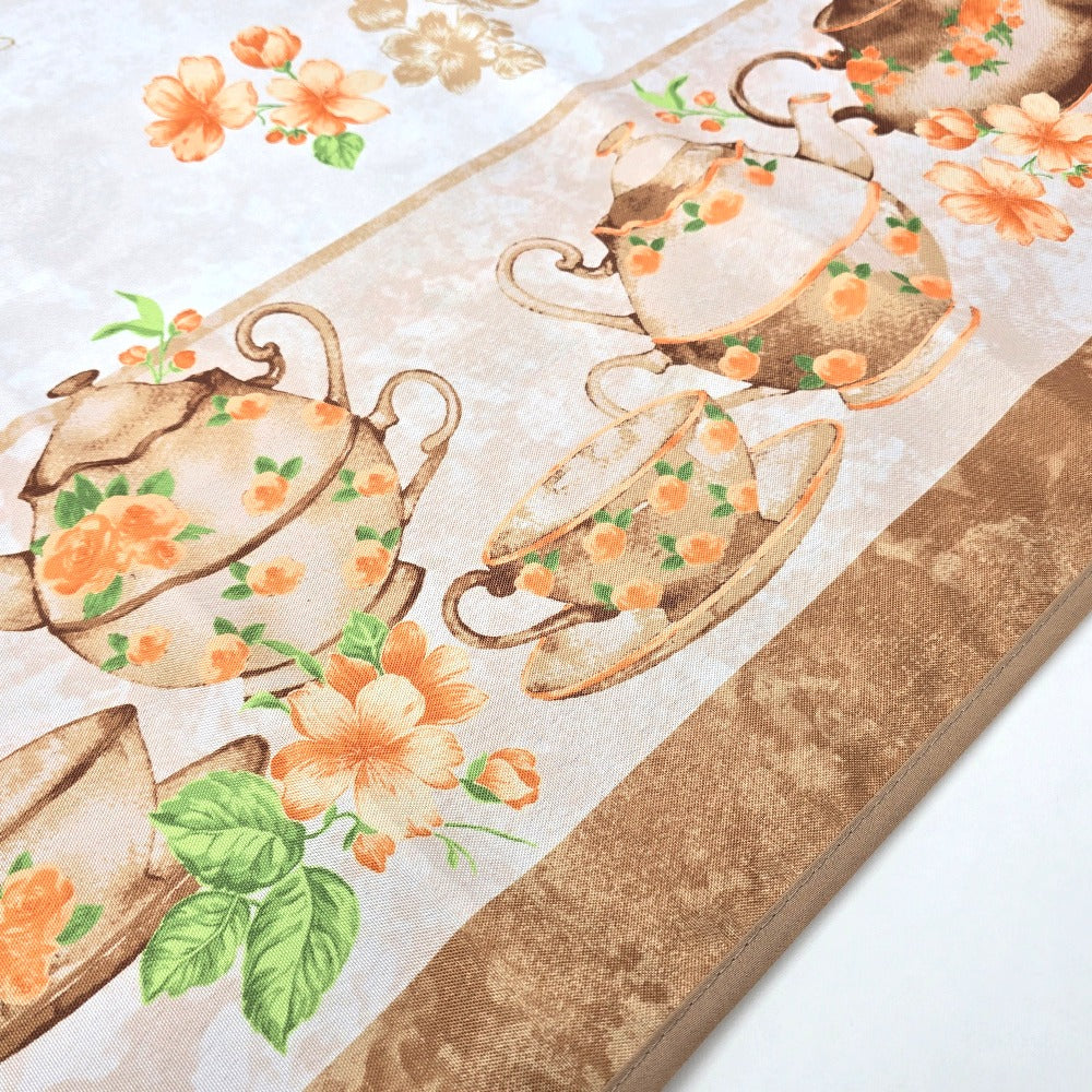 Tovaglia Antimacchia Idrorepellente, No Stiro - Zucchero (Beige)