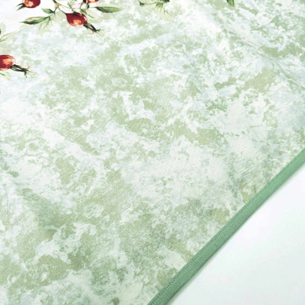 Tovaglia Antimacchia Idrorepellente, No Stiro - Rabbit (Verde)