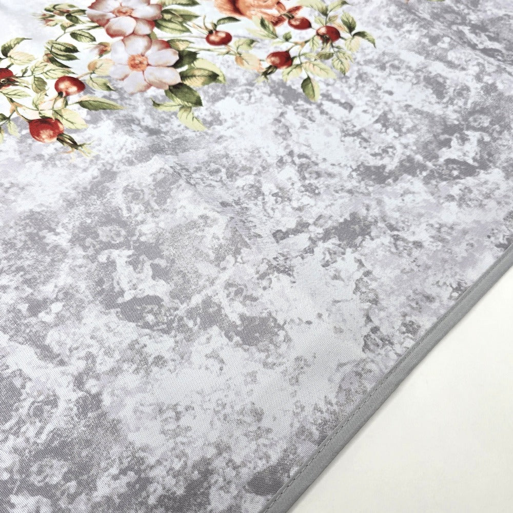 Tovaglia Antimacchia Idrorepellente, No Stiro - Rabbit (Grigio)