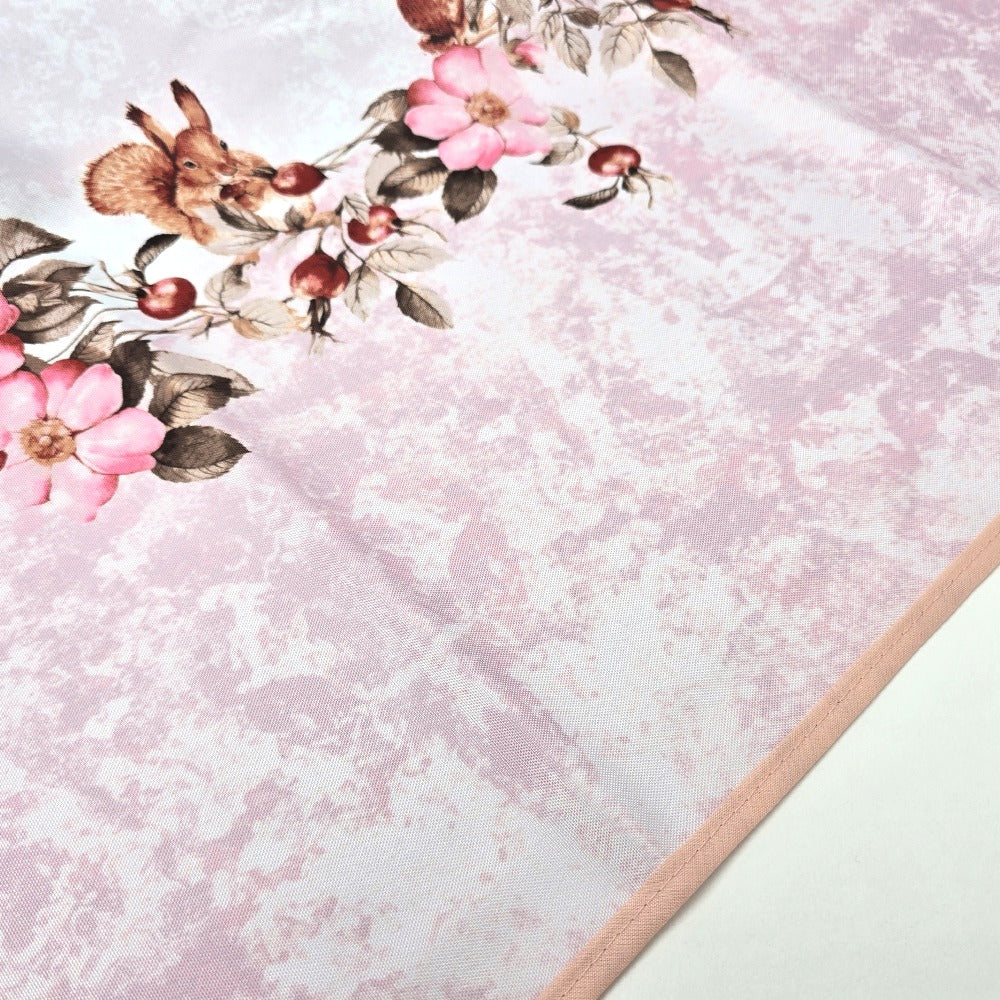 Tovaglia Antimacchia Idrorepellente, No Stiro - Rabbit (Rosa)