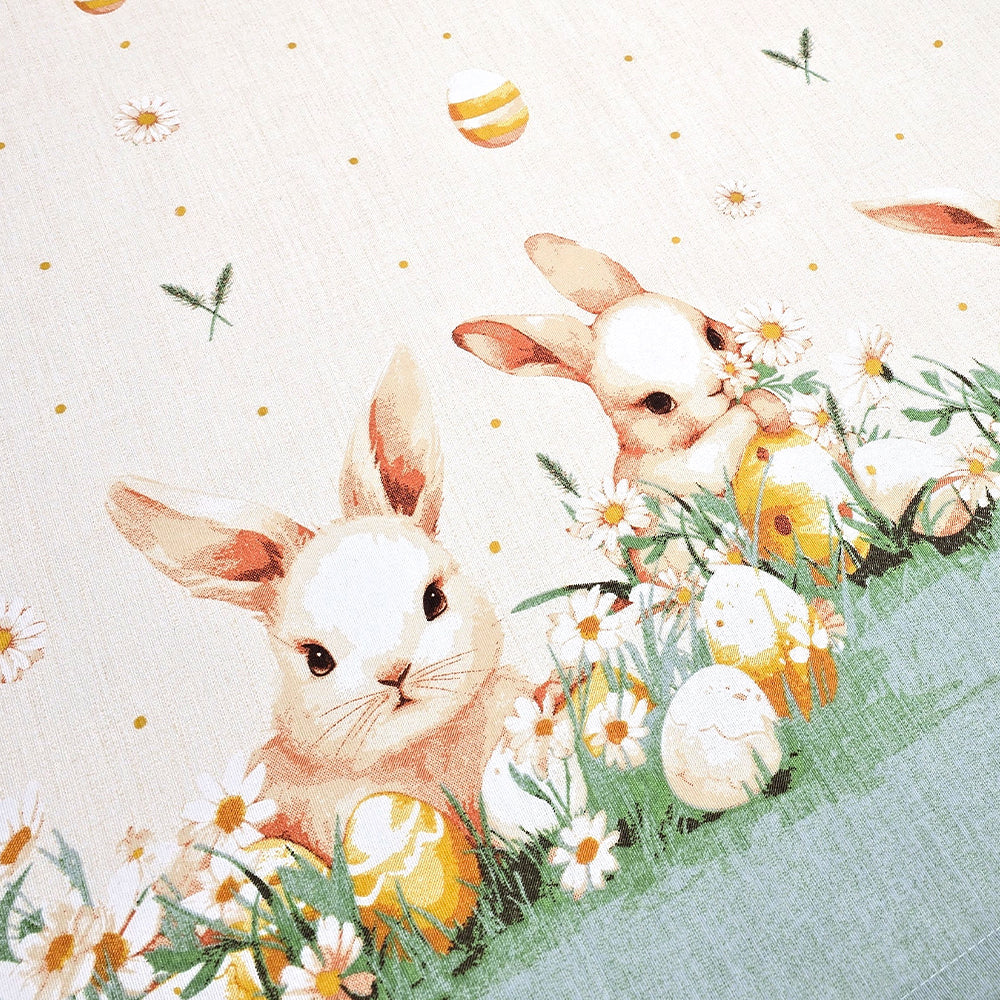 Tovaglia Pasquale in Cotone a Stampa Digitale - Bunny