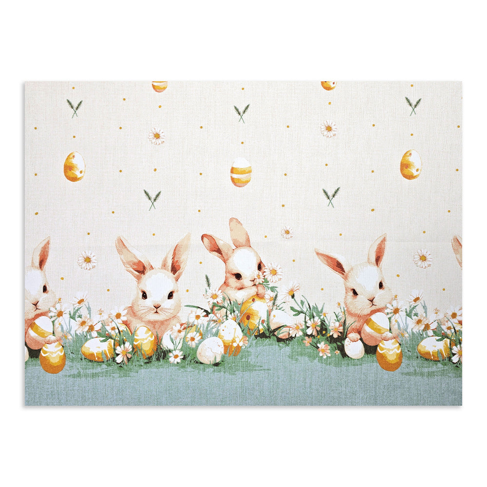 Tovaglia Pasquale in Cotone a Stampa Digitale - Bunny