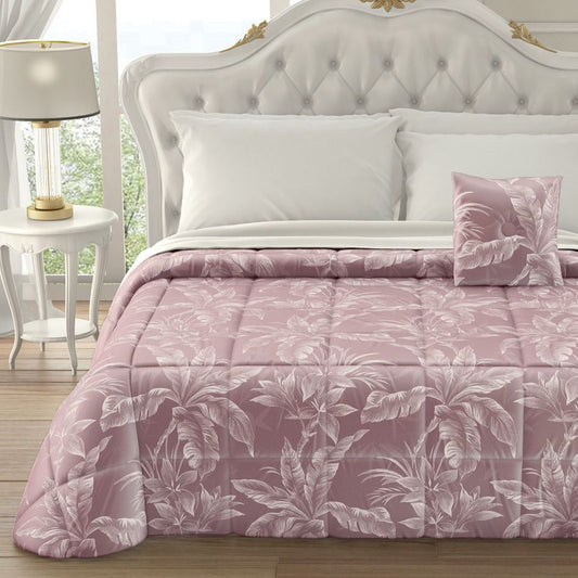 Trapunta Invernale in Velluto Jacquard di Laura Blasi - Kenya (Cipria)