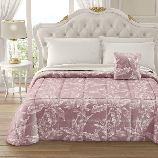 Trapunta Invernale in Velluto Jacquard di Laura Blasi - Kenya (Cipria)