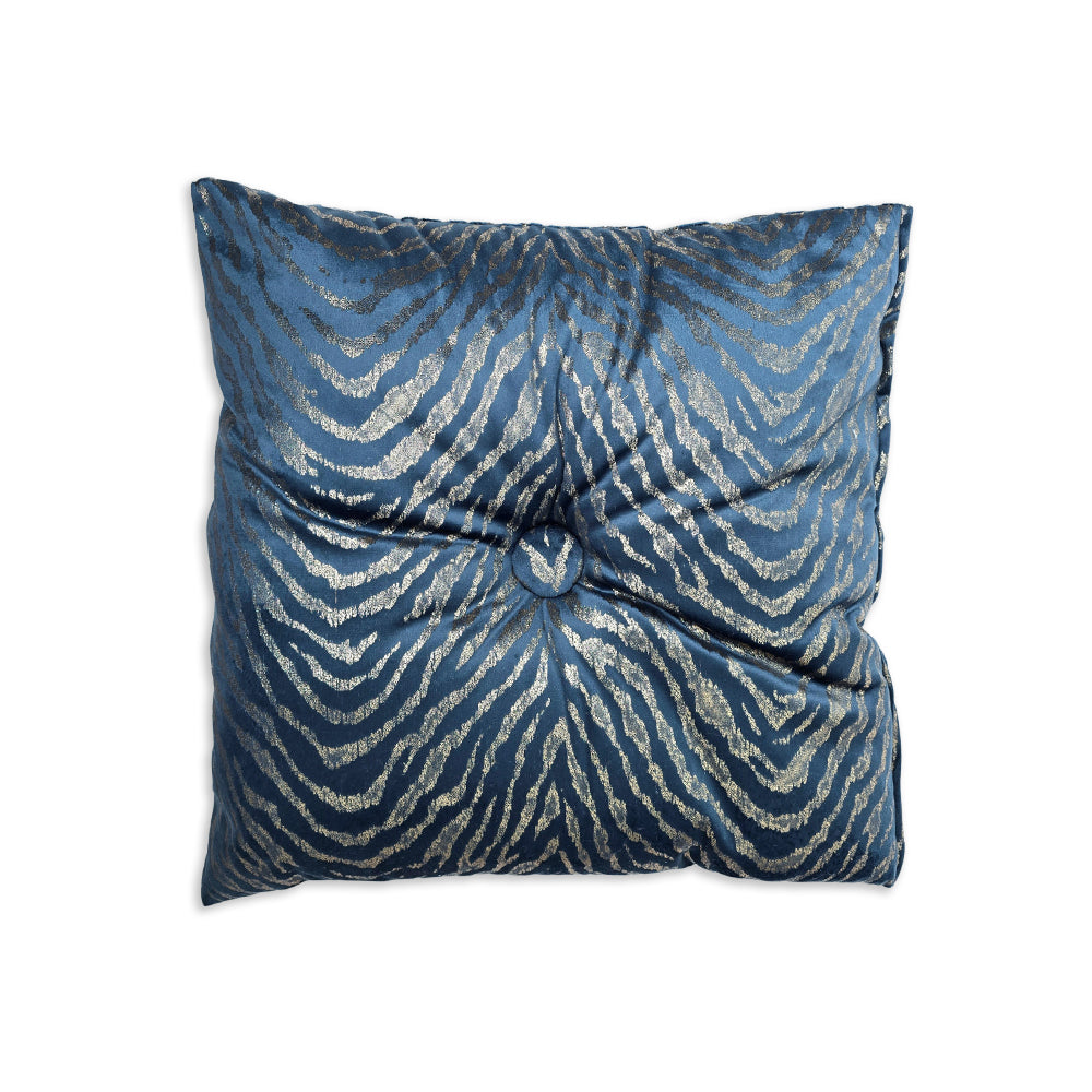 Trapuntino Matrimoniale in Velluto Jacquard di Laura Blasi - Safari (Polvere)