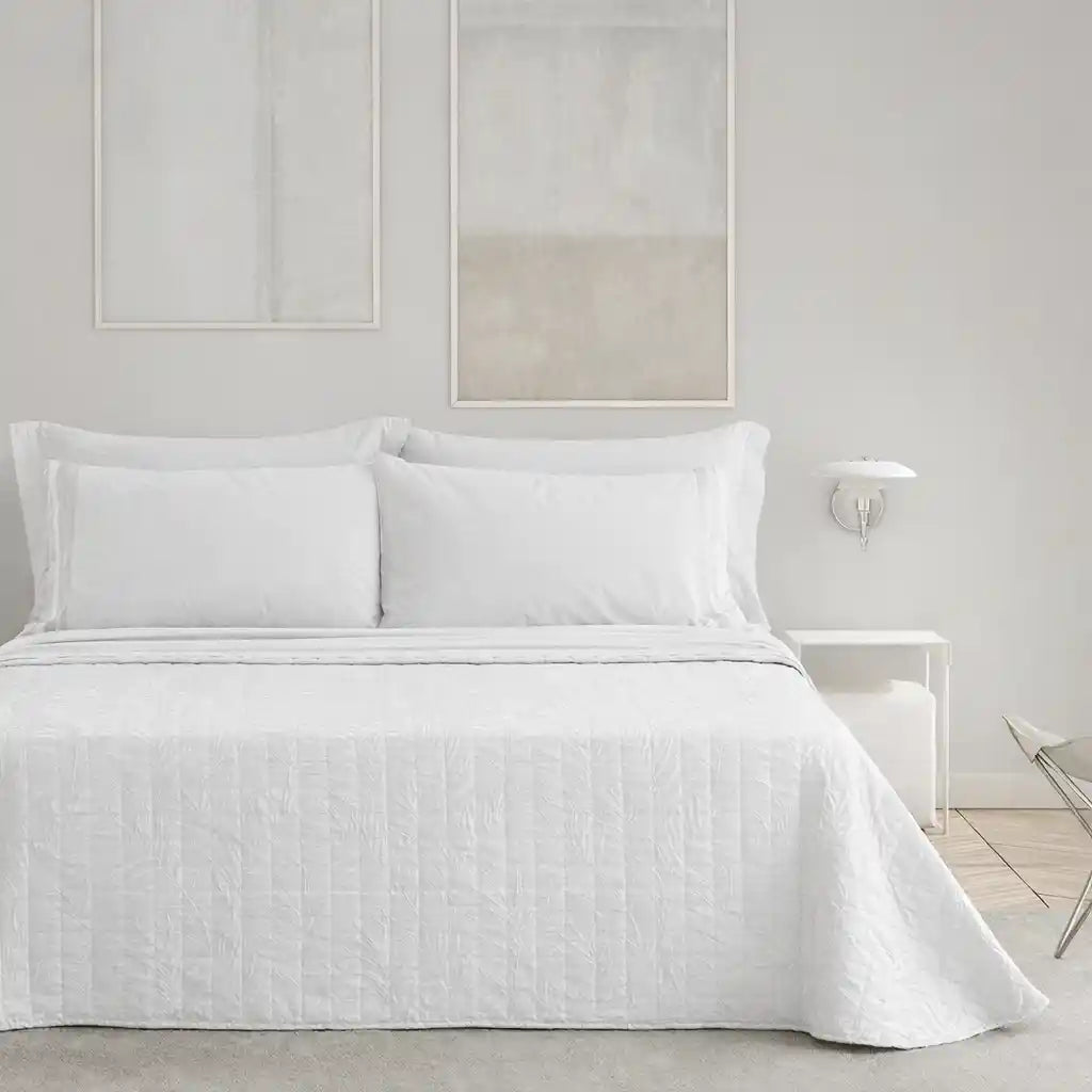 Trapuntino Jacquard Twilly di Linea Oro - Bianco