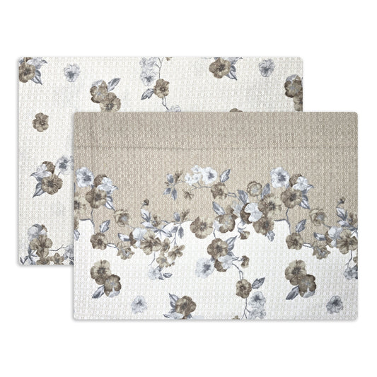 Completo Lenzuola in Flanella Matrimoniale - F150 (Beige)