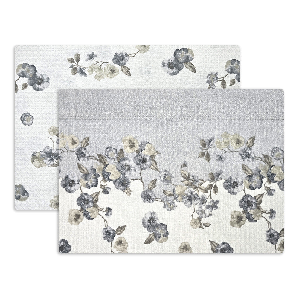 Completo Lenzuola in Flanella Matrimoniale - F150 (Grigio)