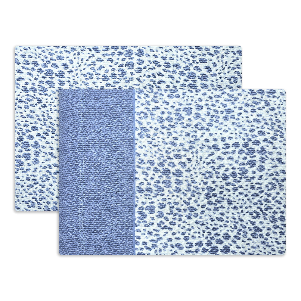 Completo Lenzuola in Flanella dimensioni varie - F155 (Azzurro)