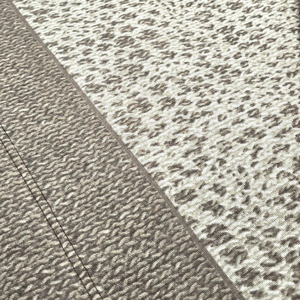 Completo Lenzuola in Flanella dimensioni varie - F155 (Tortora)