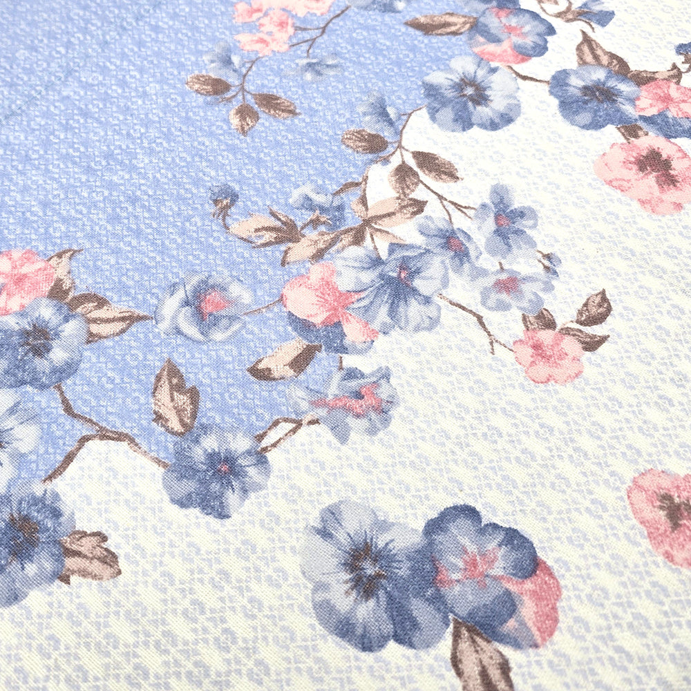 Completo Lenzuola in Flanella Matrimoniale - F150 (Azzurro)