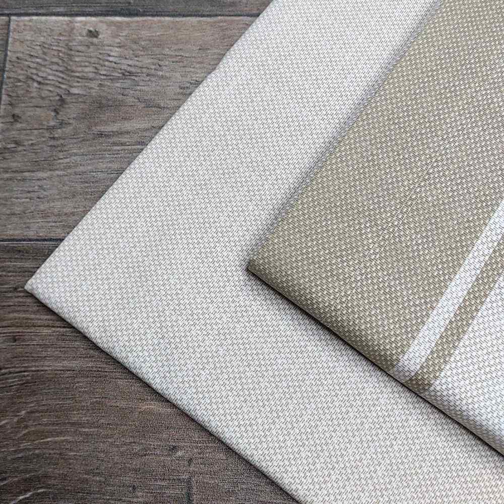 Completo Lenzuola in Puro Cotone Matrimoniale M132 (Tortora)