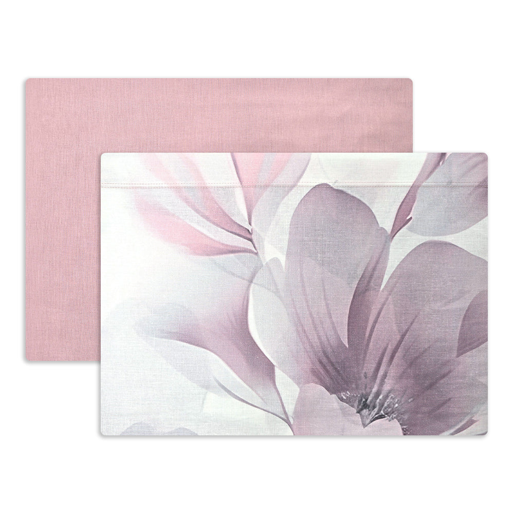 Completo Lenzuola in Puro Cotone con 4 federe AURA di Botticelli Home - Rosa Antico