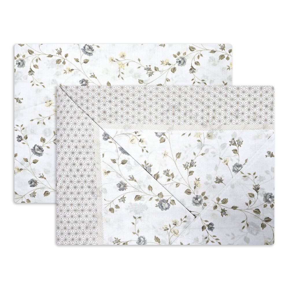 Completo lenzuola in Cotone Matrimoniale - M156 (Beige)