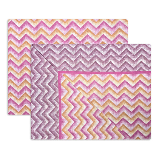 Completo lenzuola in Puro Cotone - M112 (Rosa)