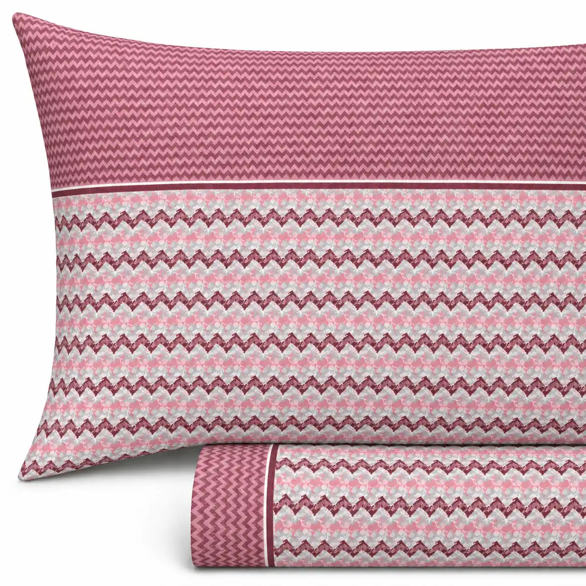 Completo Lenzuola in Flanella dimensioni varie - F138 (Rosa)