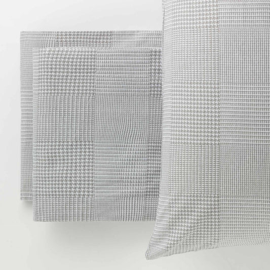 Completo Lenzuola in Flanella dimensioni varie - Given (Grigio)