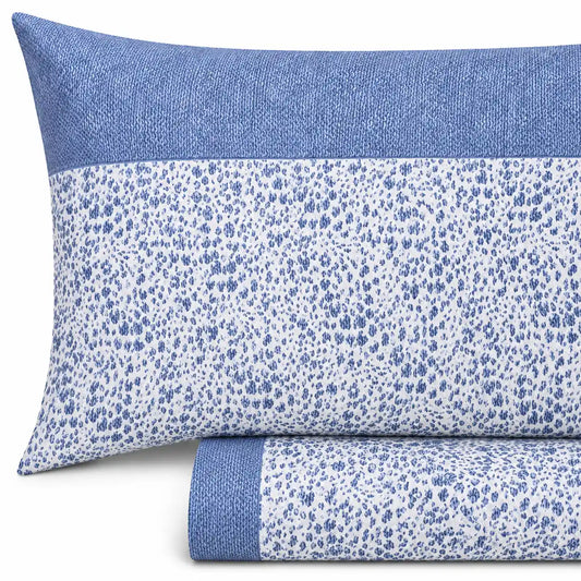 Completo Lenzuola in Flanella dimensioni varie - F155 (Azzurro)