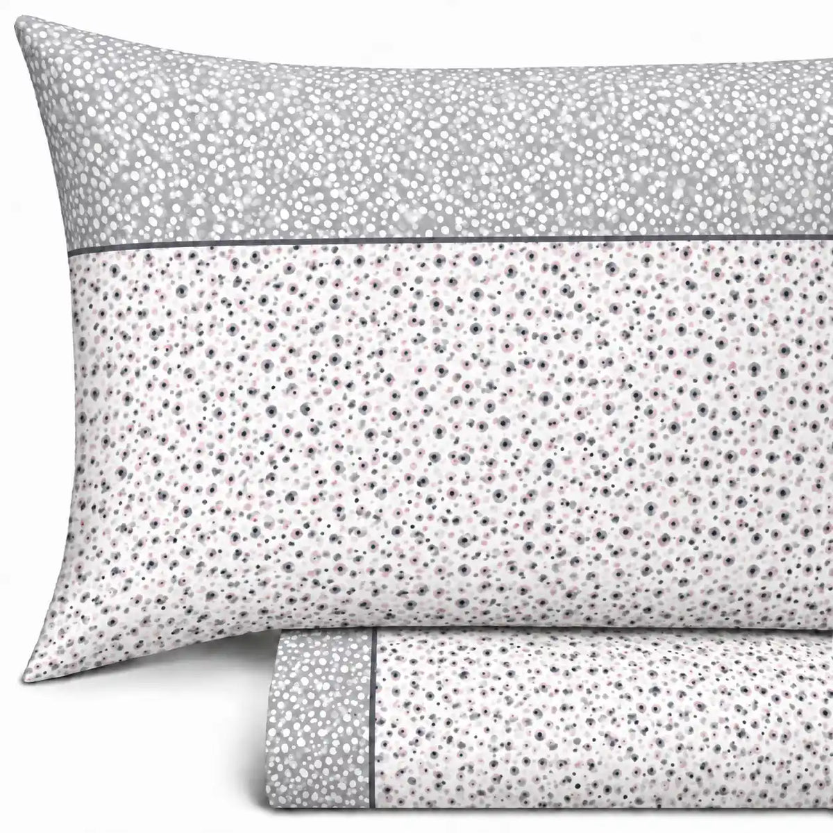 Completo Lenzuola in Flanella dimensioni varie - F145 (Grigio)