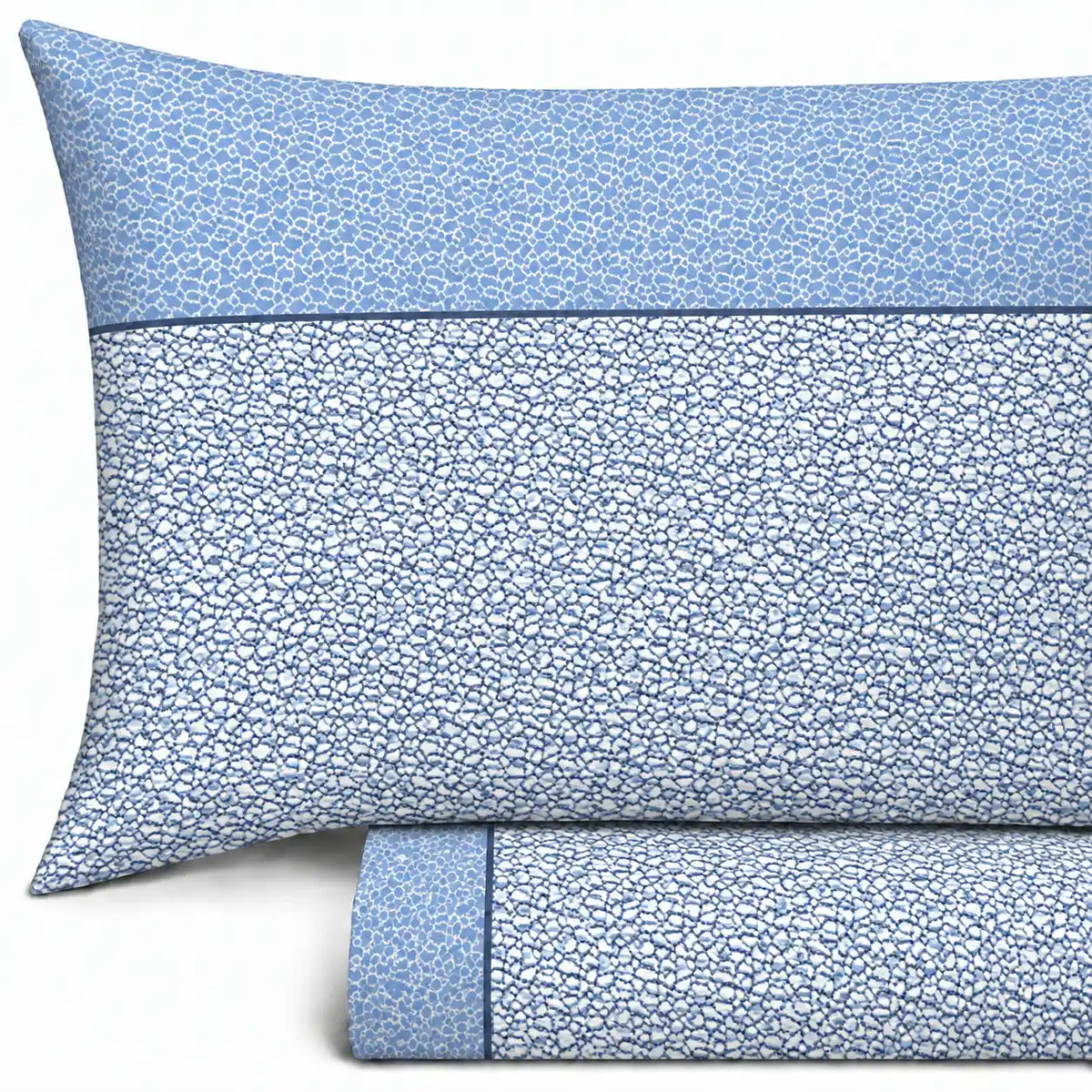 Completo Lenzuola in Flanella dimensioni varie - F130 (Azzurro)