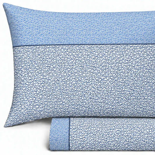 Completo Lenzuola in Flanella dimensioni varie - F130 (Azzurro)