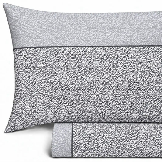 Completo Lenzuola in Flanella dimensioni varie - F130 (Grigio)