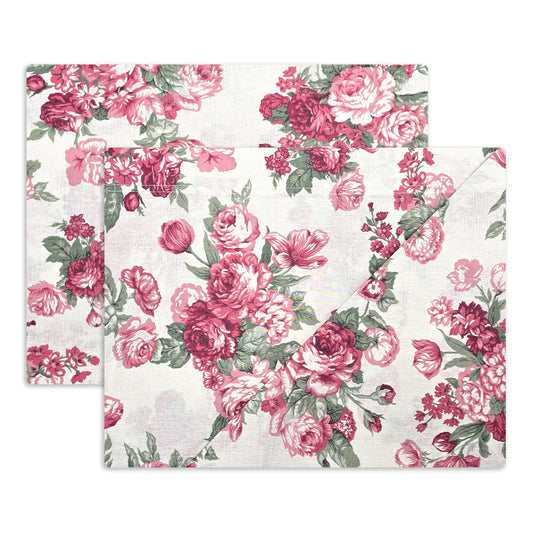 Completo lenzuola in Puro Cotone Matrimoniale - M170 (Rosa)