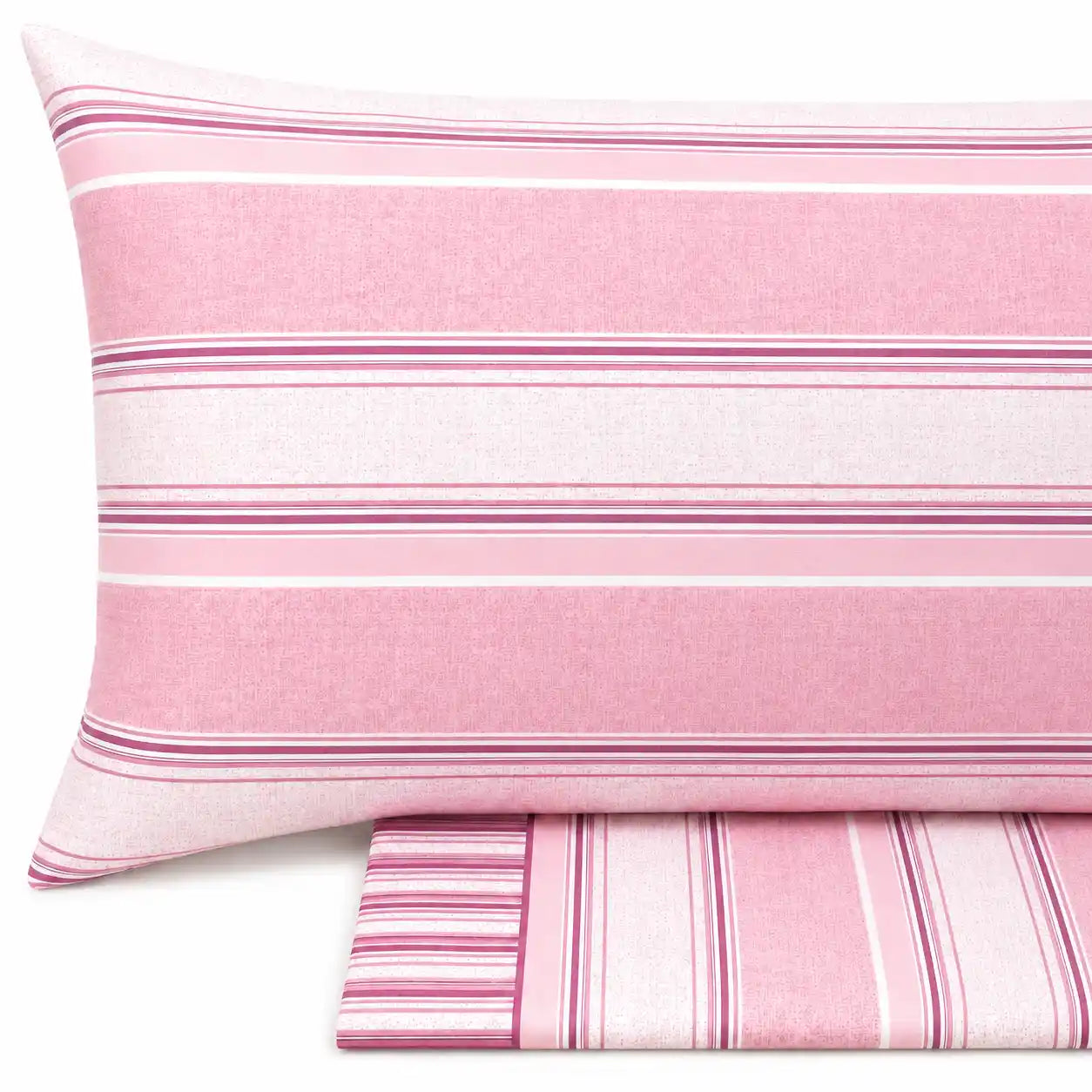 Completo lenzuola in Puro Cotone Singolo - M175 (Rosa)