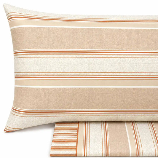 Completo lenzuola in Puro Cotone Singolo - M175 (Salmone)