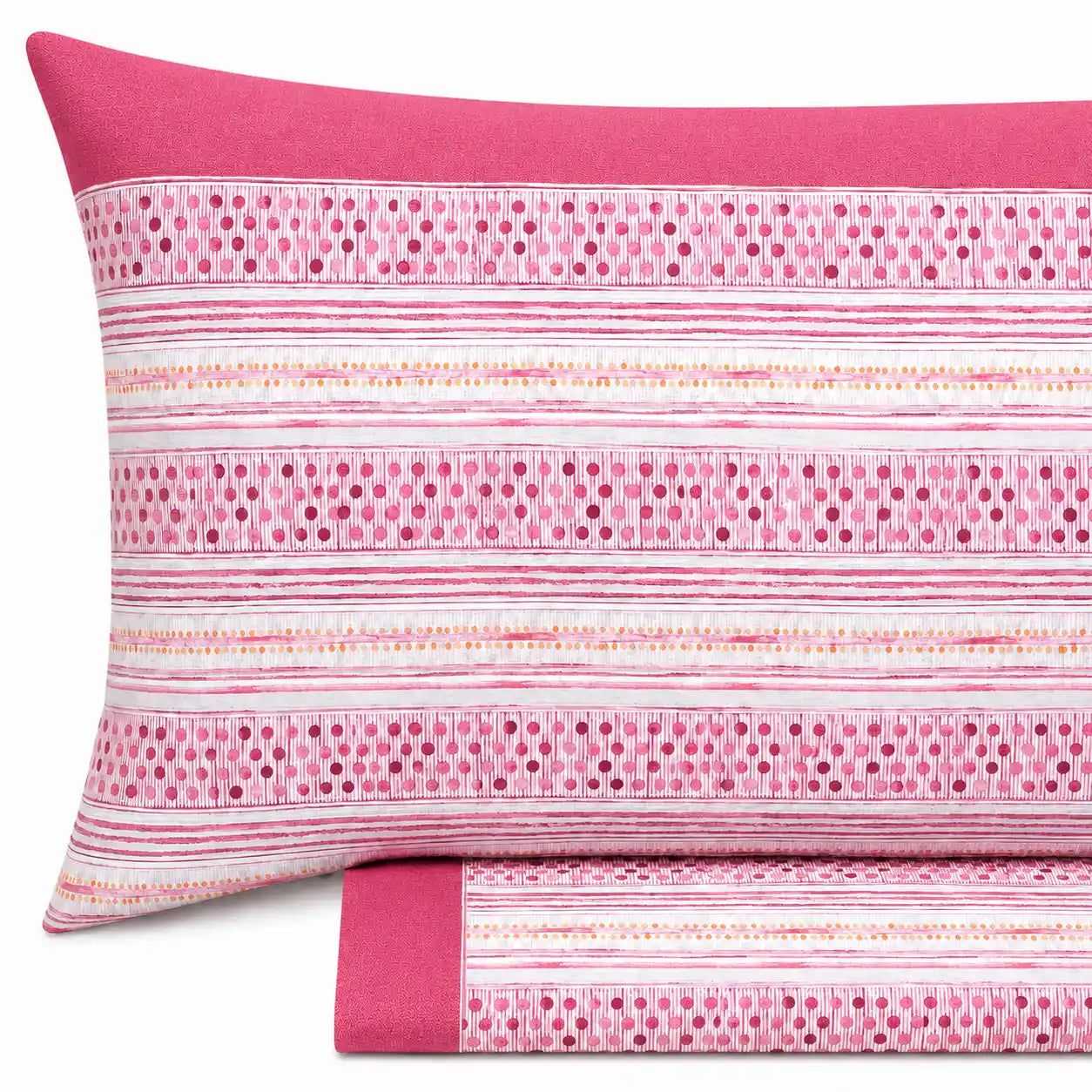 Completo lenzuola in Puro Cotone Singolo - M173 (Rosa)