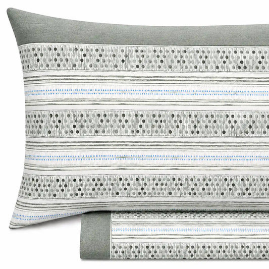 Completo lenzuola in Puro Cotone Singolo - M173 (Verde)