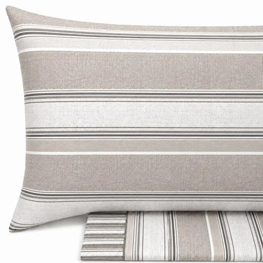 Completo lenzuola in Puro Cotone Singolo - M175 (Tortora)