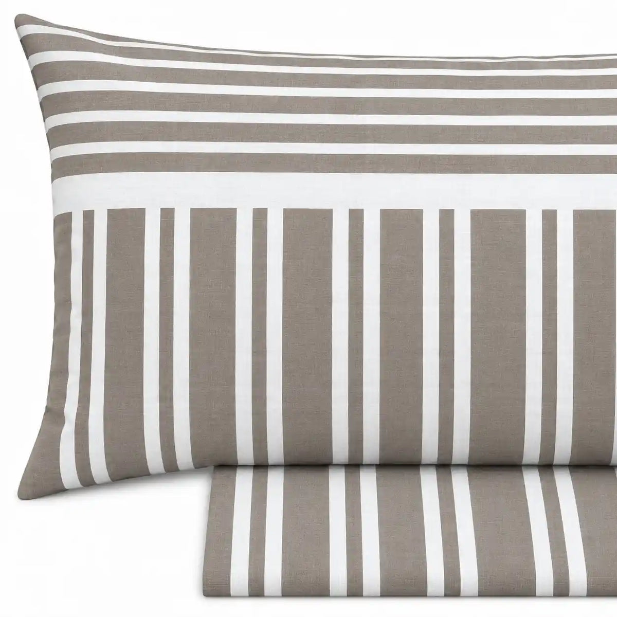 Completo lenzuola in Puro Cotone Singolo - M183 (Tortora)
