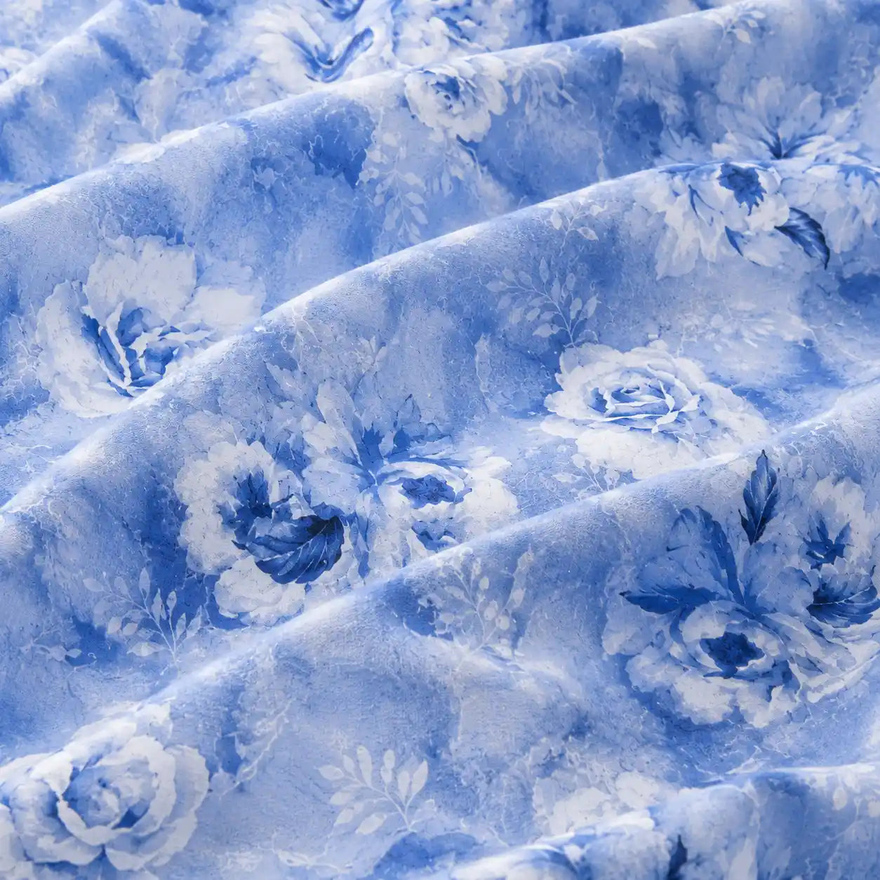 Completo lenzuola in Puro Cotone Matrimoniale - M179 (Azzurro)