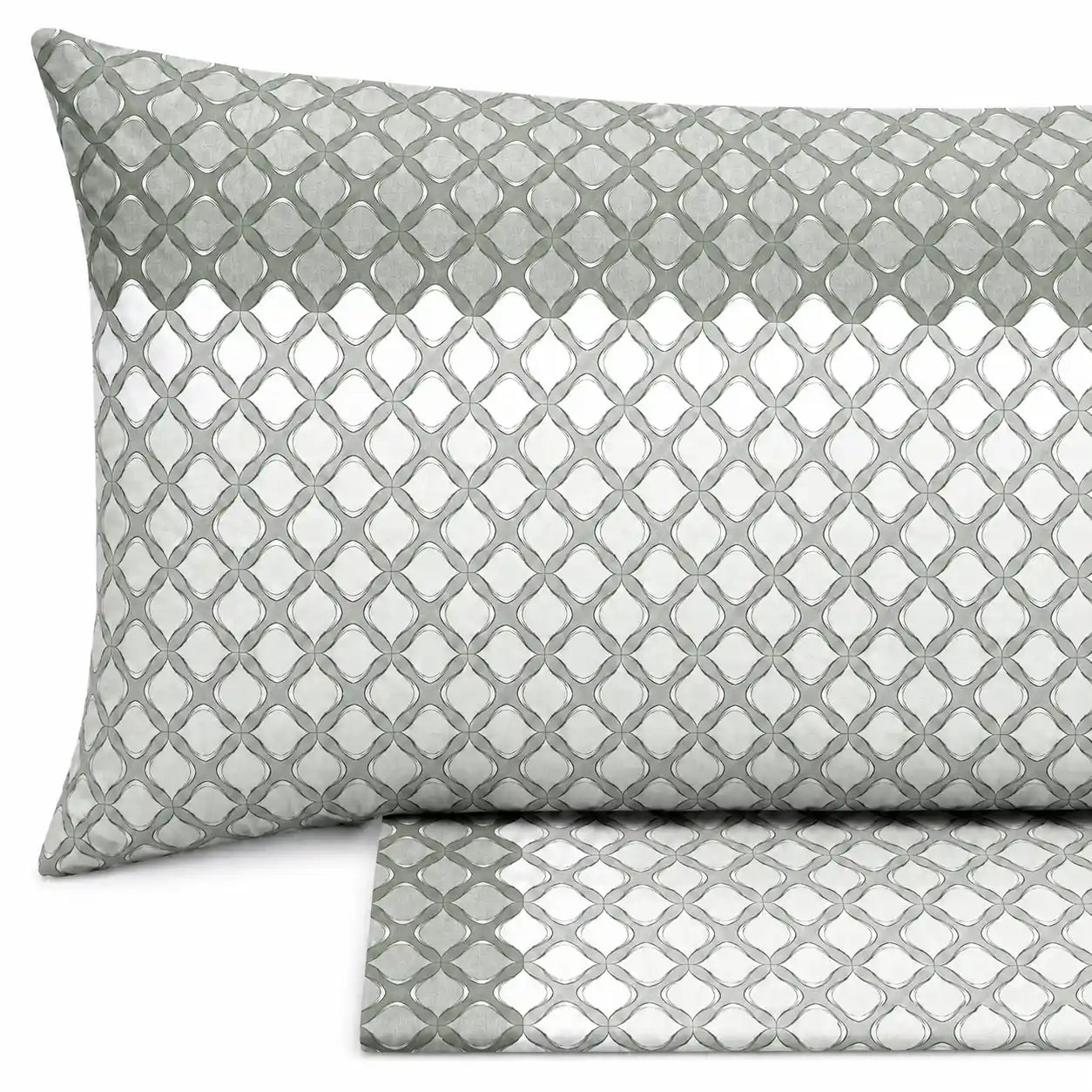Completo lenzuola in Puro Cotone dimensioni varie - M172 (Verde)