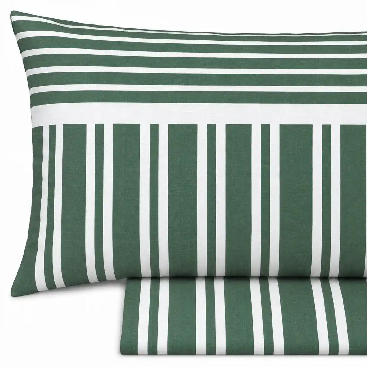 Completo lenzuola in Puro Cotone Singolo - M183 (Verde)