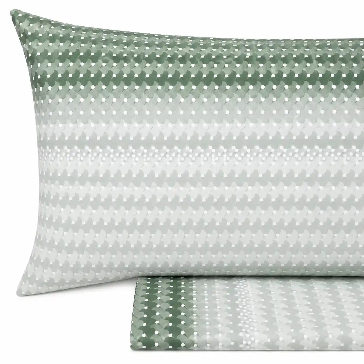 Completo lenzuola in Puro Cotone Matrimoniale - M180 (Verde)