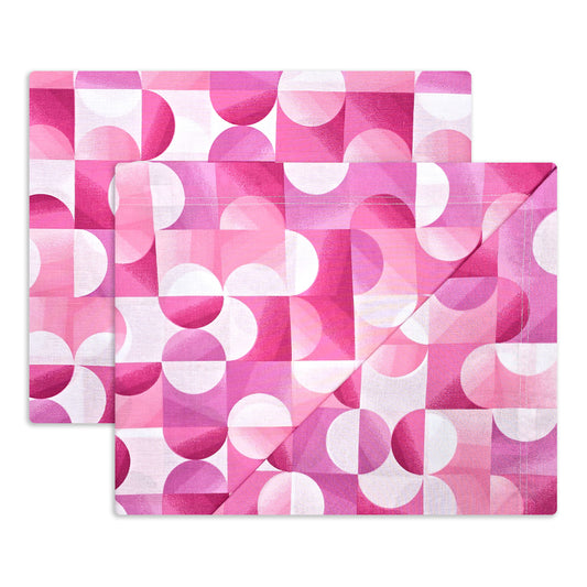 Completo lenzuola in Puro Cotone dimensioni varie - M174 (Rosa)