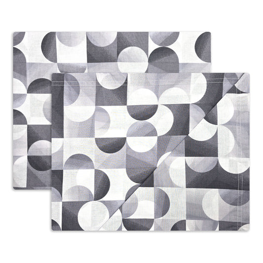 Completo lenzuola in Puro Cotone dimensioni varie - M174 (Grigio)