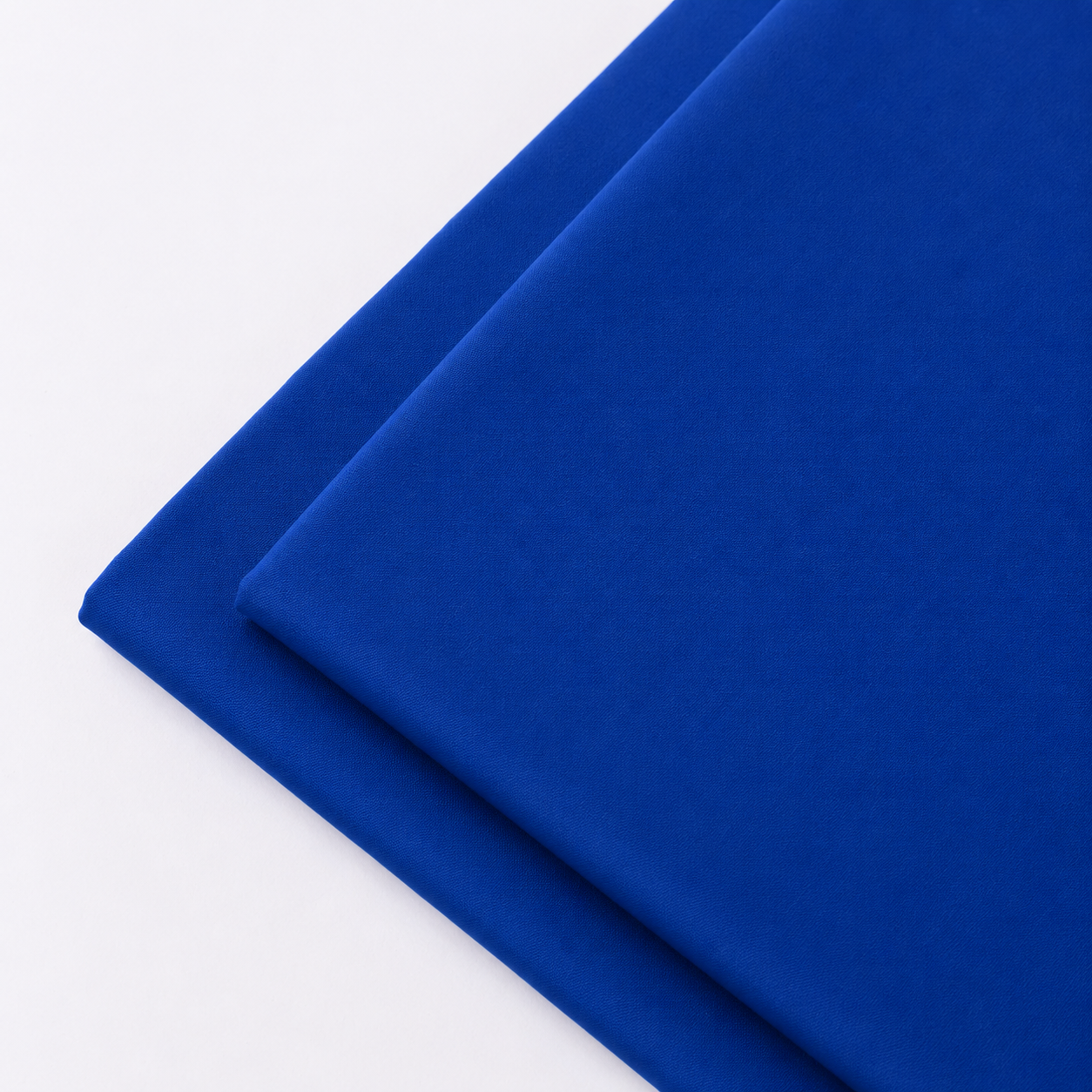 Completo lenzuola Tinta Unita in Puro Cotone dimensioni varie - Blu Cobalto