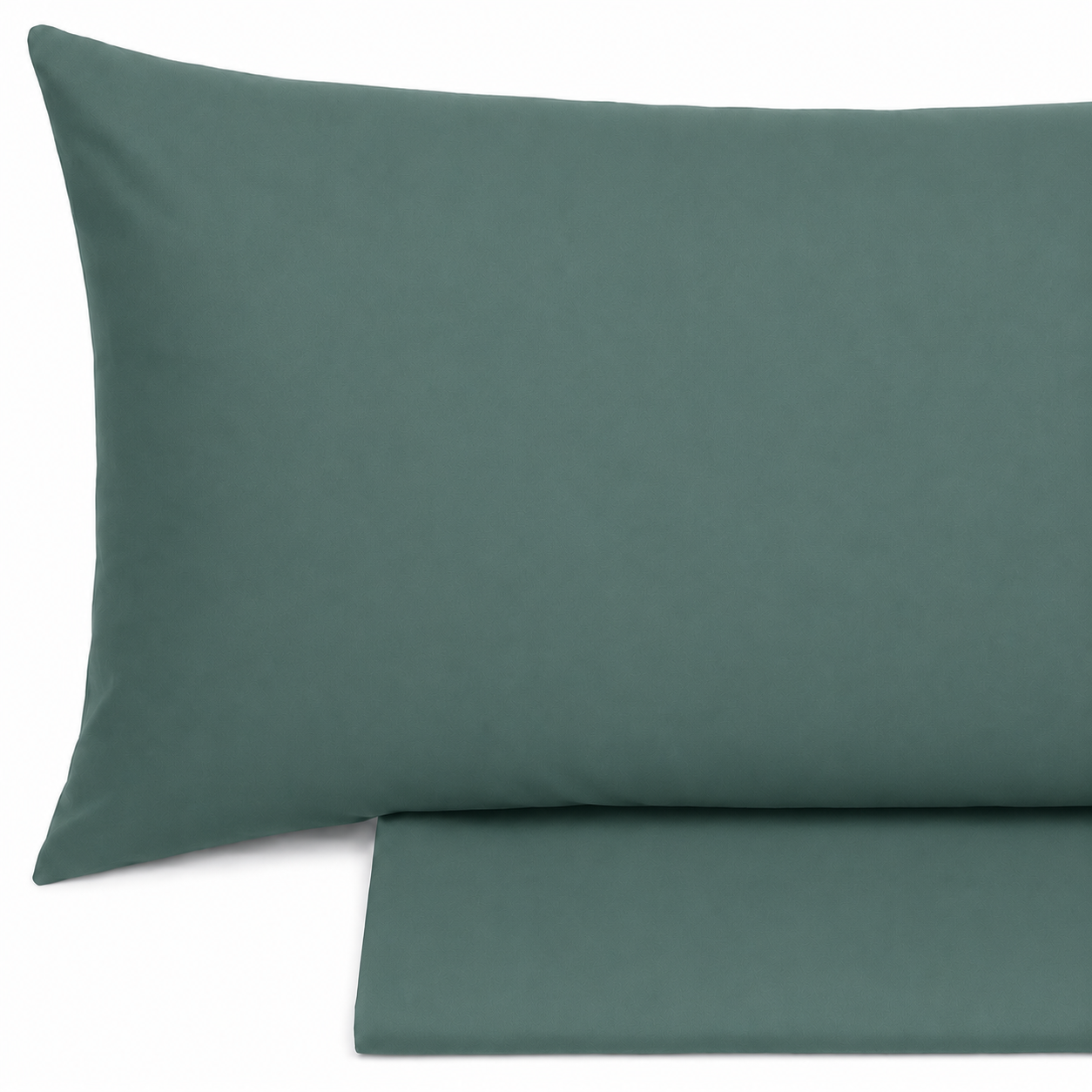Completo lenzuola Tinta Unita in Puro Cotone dimensioni varie - Verde Menta